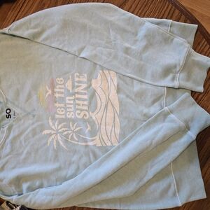 SO Light Blue Graphic Sweatshirt